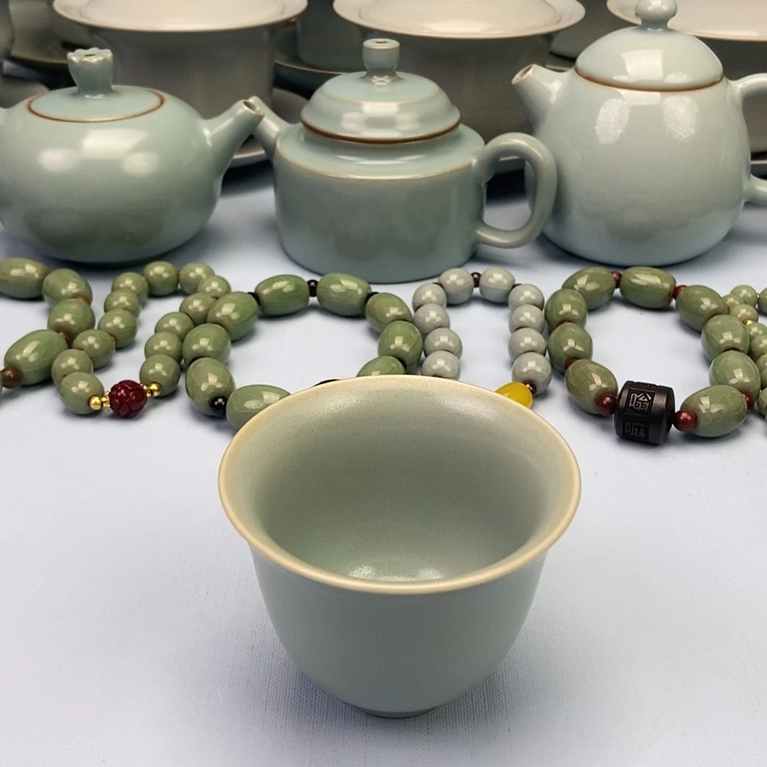 杯仿古铃铛杯原矿原釉原产地