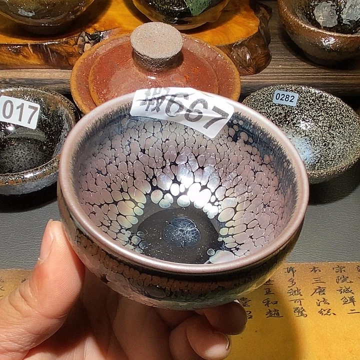 茶盏微瑕建盏主人杯子