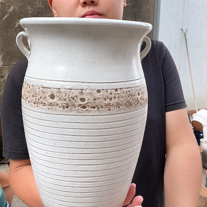 紫砂花盆口20高32福利