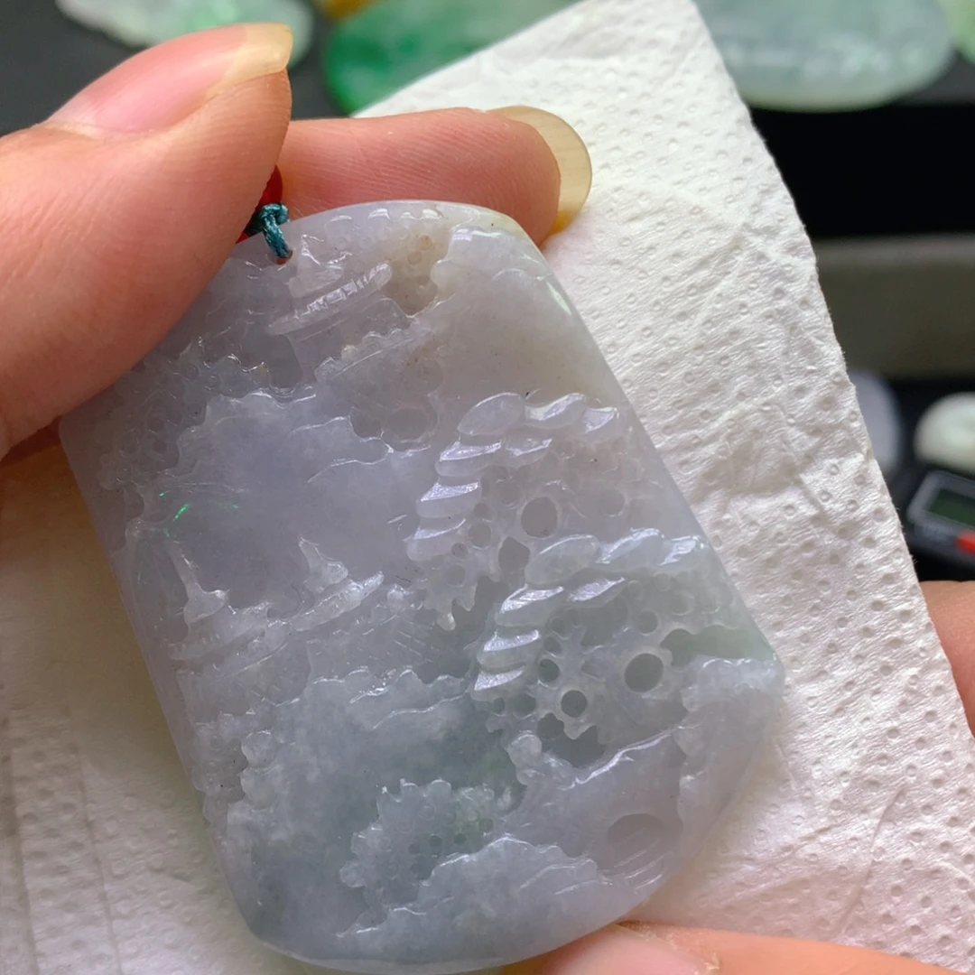 翡翠未镶嵌颈饰翡翠