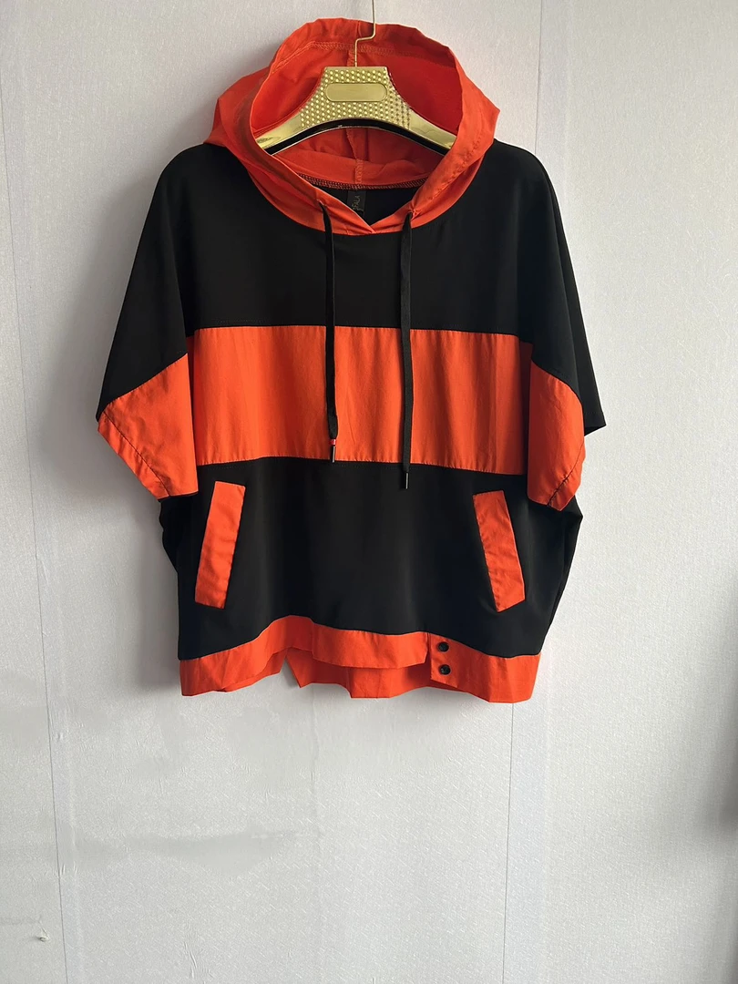 2025夏季休闲百搭减龄连帽T桖