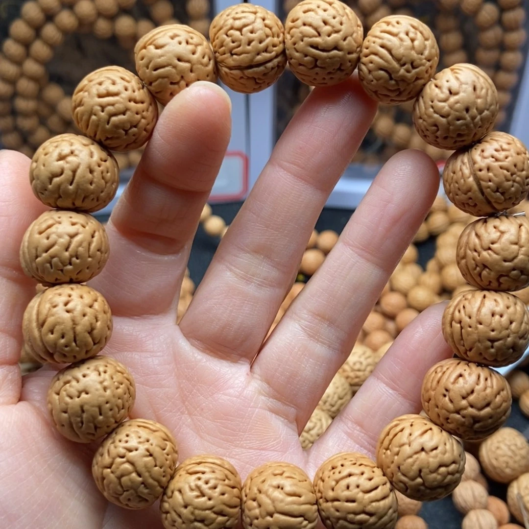 桃核手串肌肉纹金丹17➕