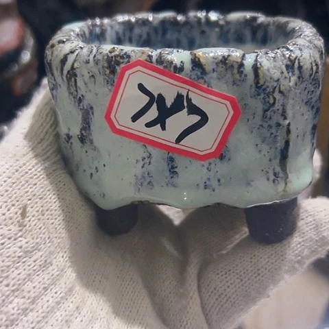 红陶粗陶花盆手工