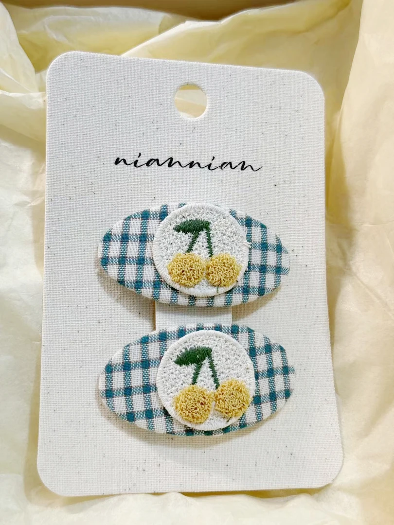 结米链接飞可爱少女甜酷风女孩公主甜美蕾丝方格小樱桃