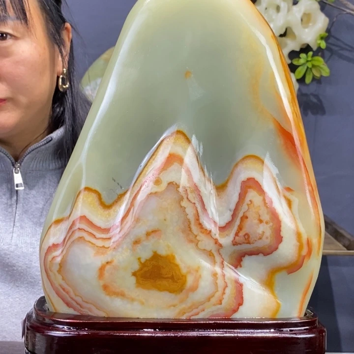 石材精品古青石摆件