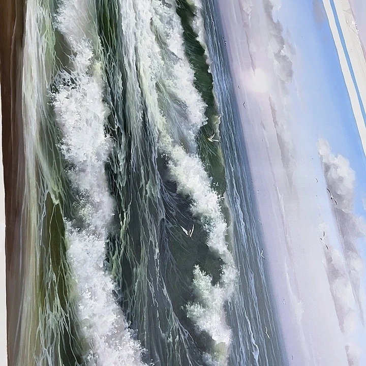 油画好影子一直之一影子