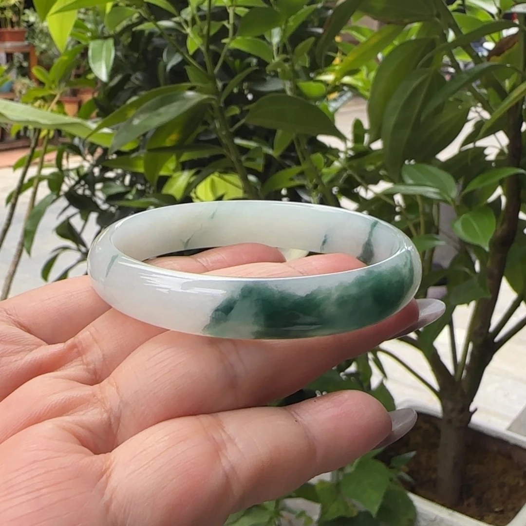 翡翠手镯未镶嵌56.5贵妃