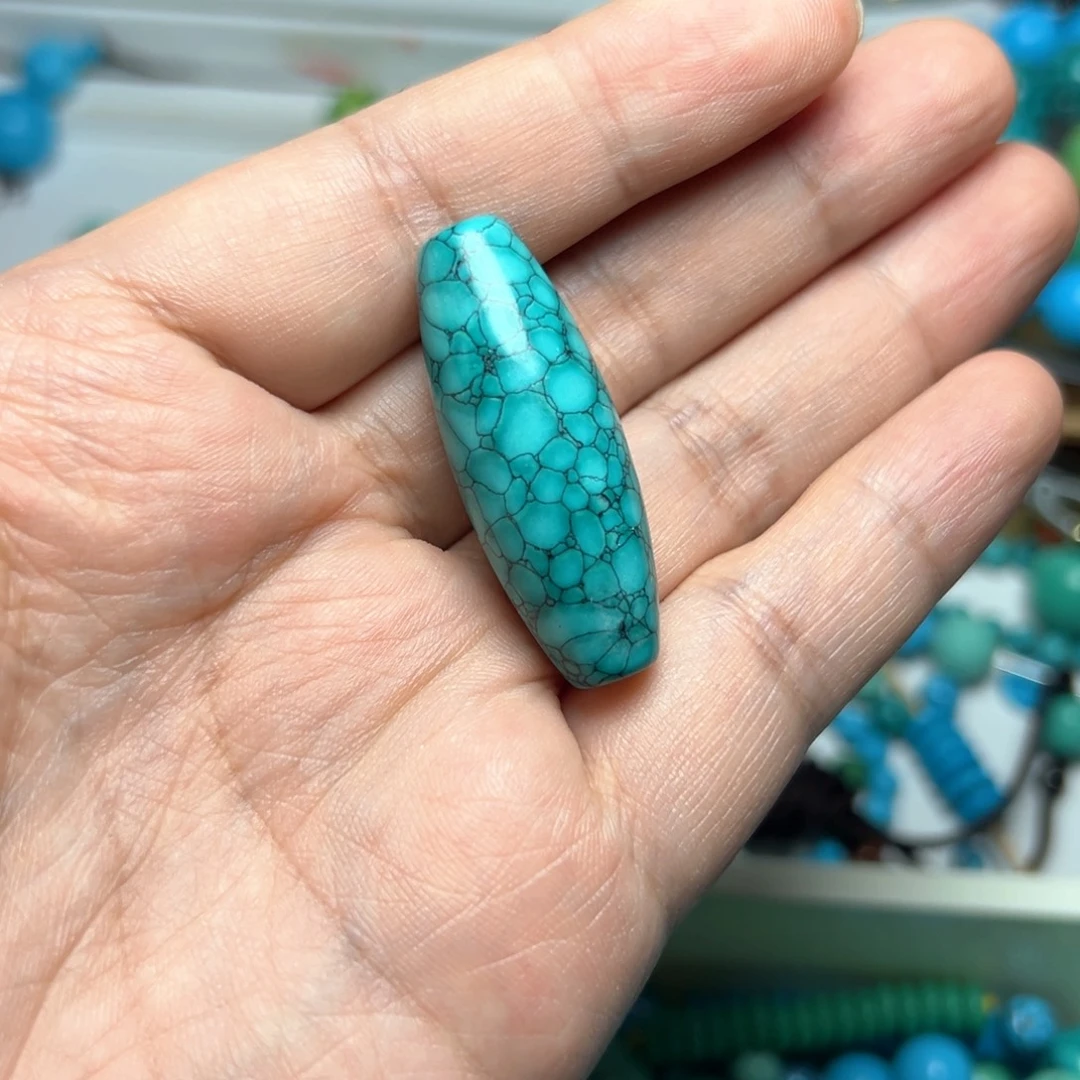 卡14+/40+绿绿花长桶珠枣珠