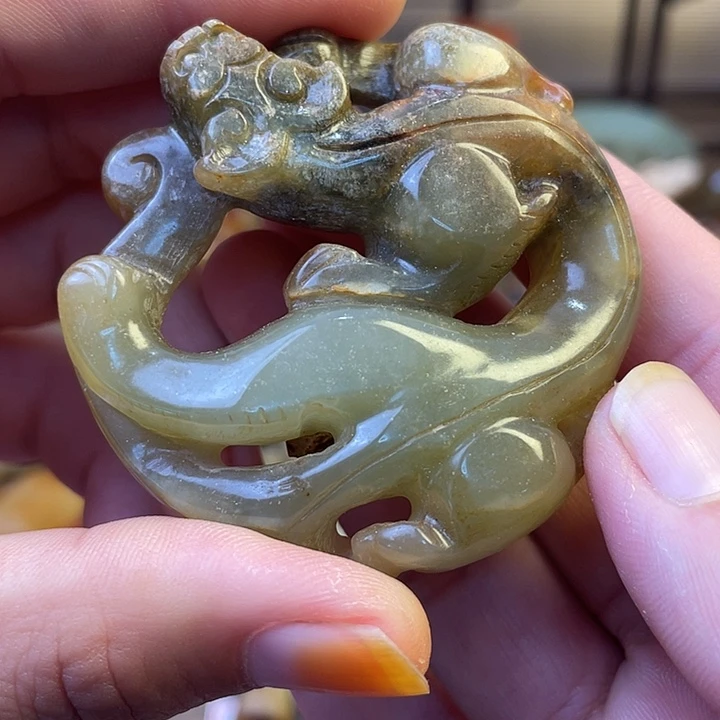 未镶嵌和田玉（糖玉）挂件