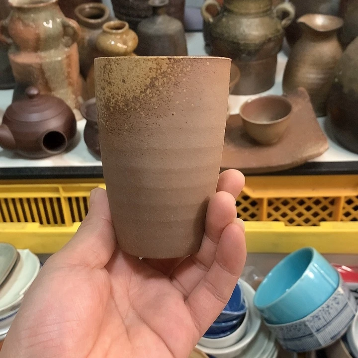 备前烧手握杯一个