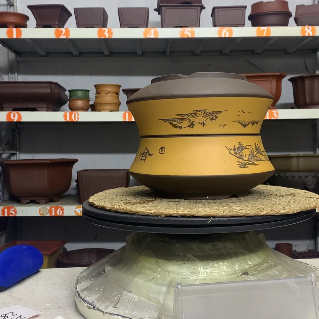 紫砂花盆精品紫砂花盆包邮