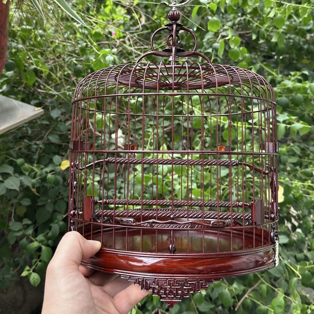 广笼圆形鸟笼鸟笼子52条绣眼笼.幼枝矮装虾笼.陈荣笼鸟笼