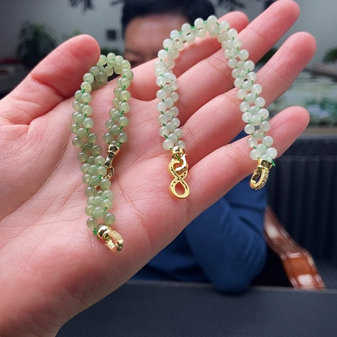 和田玉未镶嵌颈饰手串 颜色多样性发拍一发一