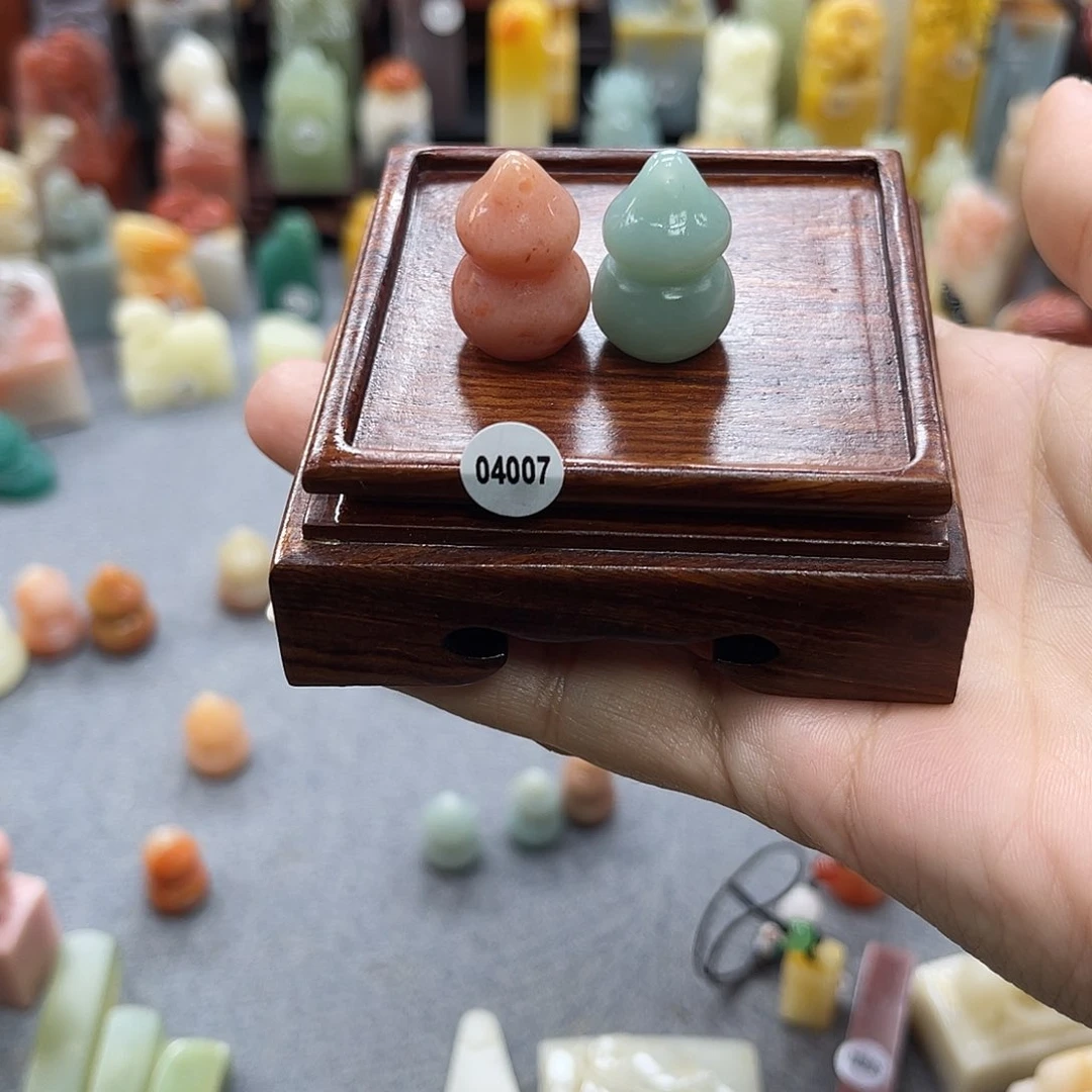 寿山石印石花*4007包邮包刻