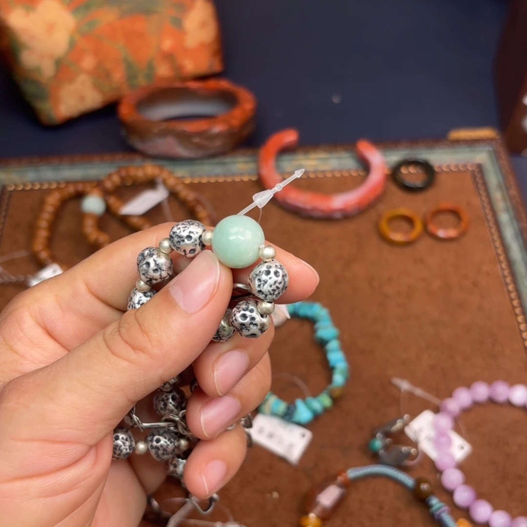 画***界玛瑙/玉髓手链未镶嵌