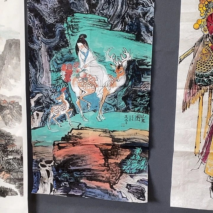 国画w****i高尚68.138手绘画芯