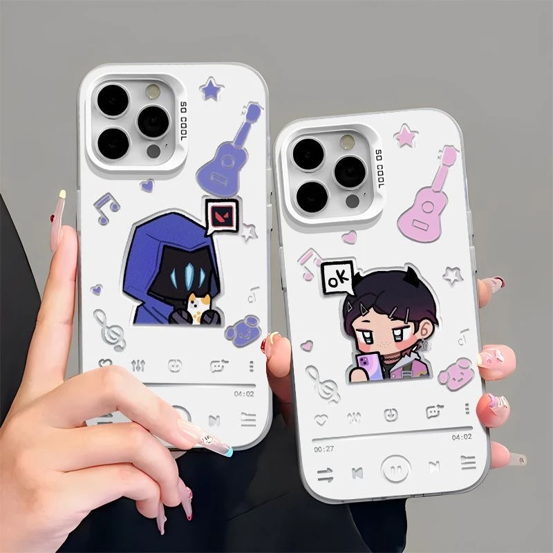 无畏契约捷风幽影周边手机壳彩银适用苹果vivooppo华为荣耀红米