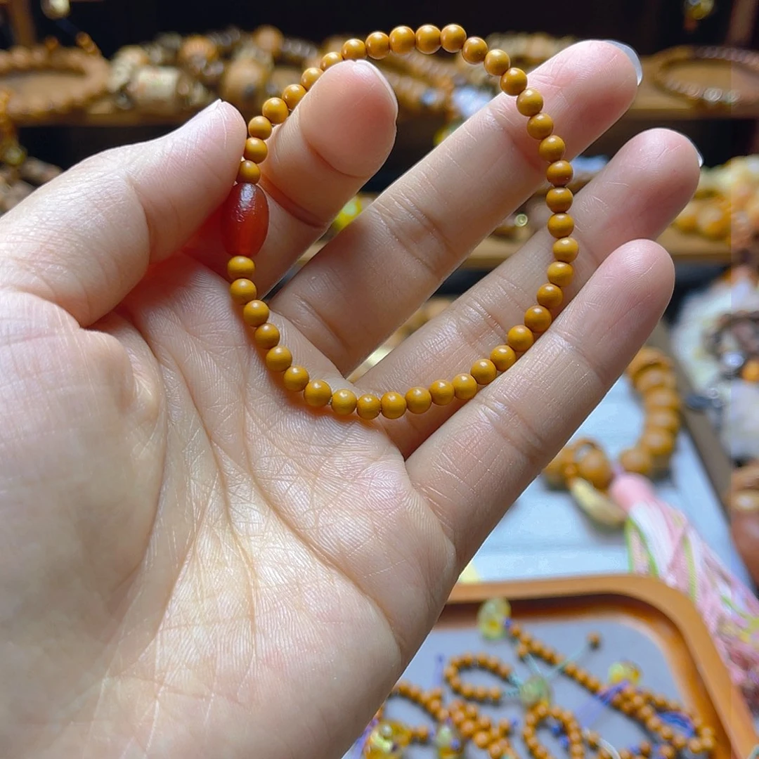 木质橄榄核单圈手串