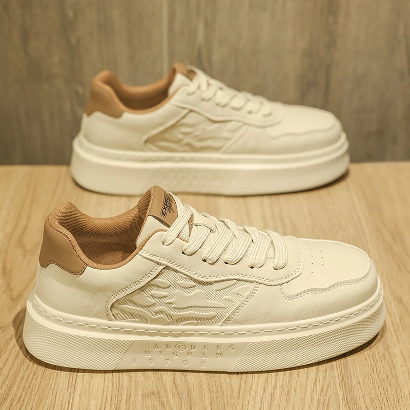 小白鞋男款春夏2025新款男鞋百搭男式休闲鞋子男生板鞋白色WQ8181