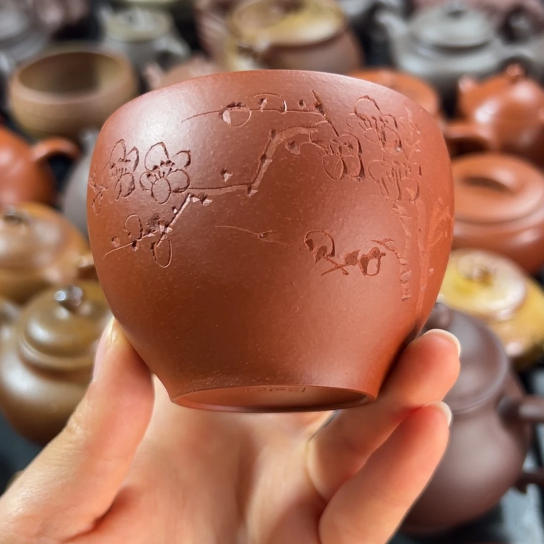 茶杯紫砂微瑕不退不换