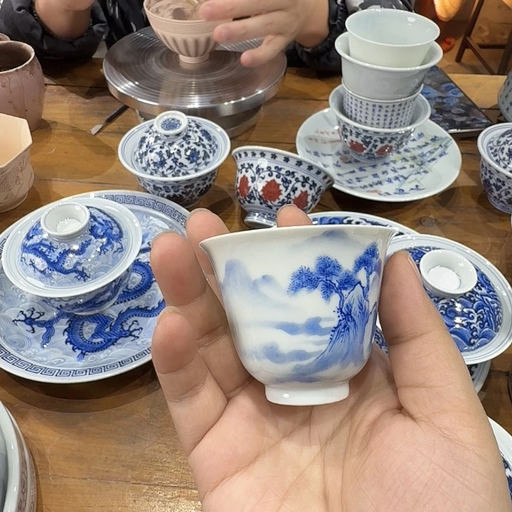 手绘陶瓷福利杯杯