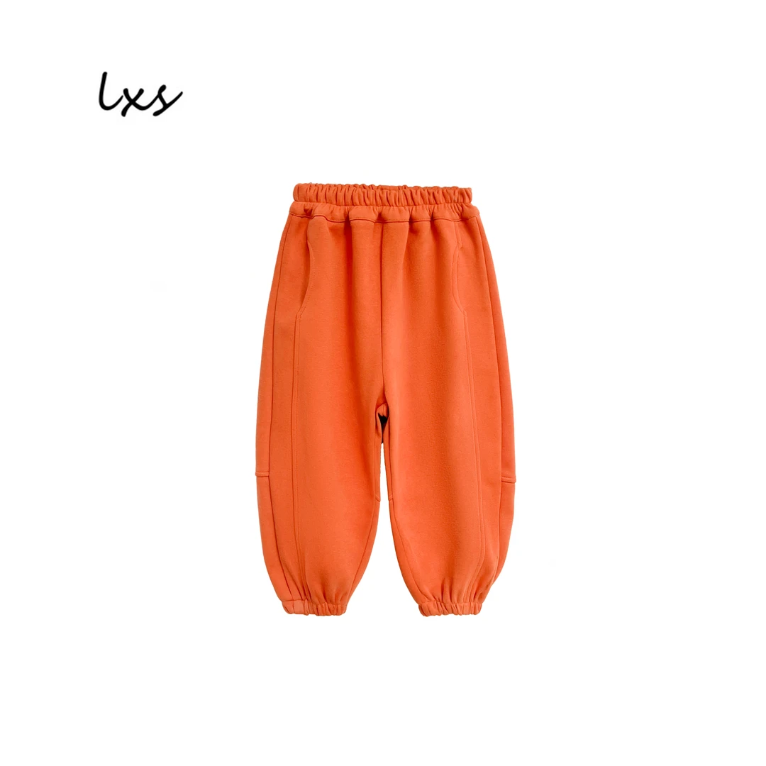 鹿小生童装休闲裤2024儿童秋季韩版宽松时尚百搭休闲卫裤 Q2001