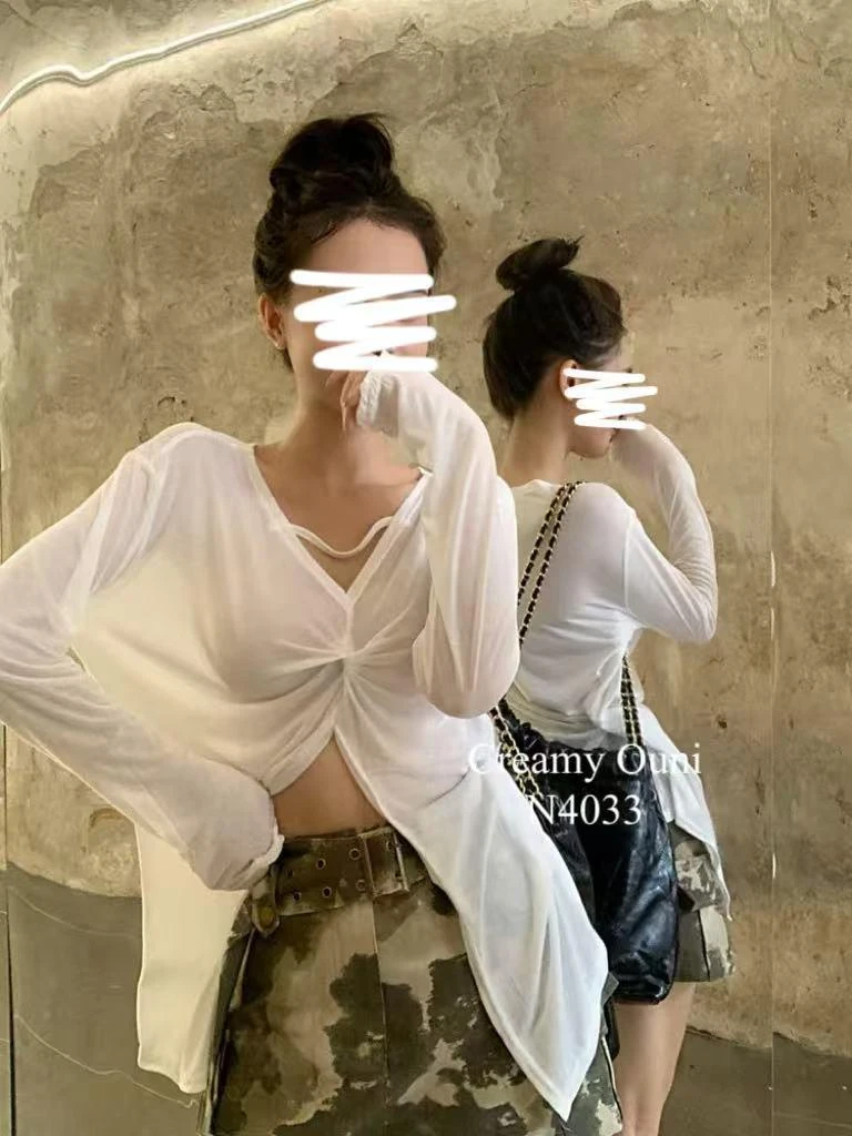 杨杨 莫代尔扭结衫N4033