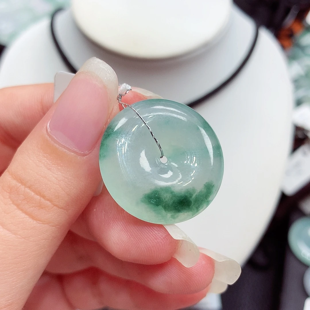 翡翠未镶嵌颈饰翡翠99，25/5.9