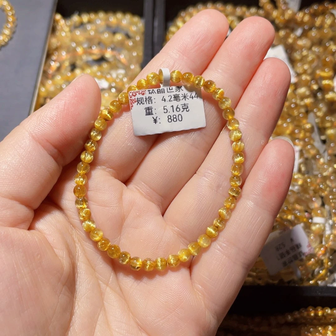 水晶手链未镶嵌娜*子天然水晶手链