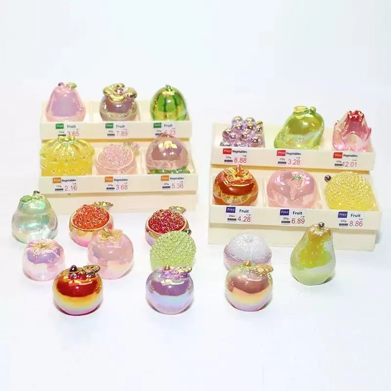 【纯电镀高透蔬菜水果】树脂仿真水果摆件现拆拆袋