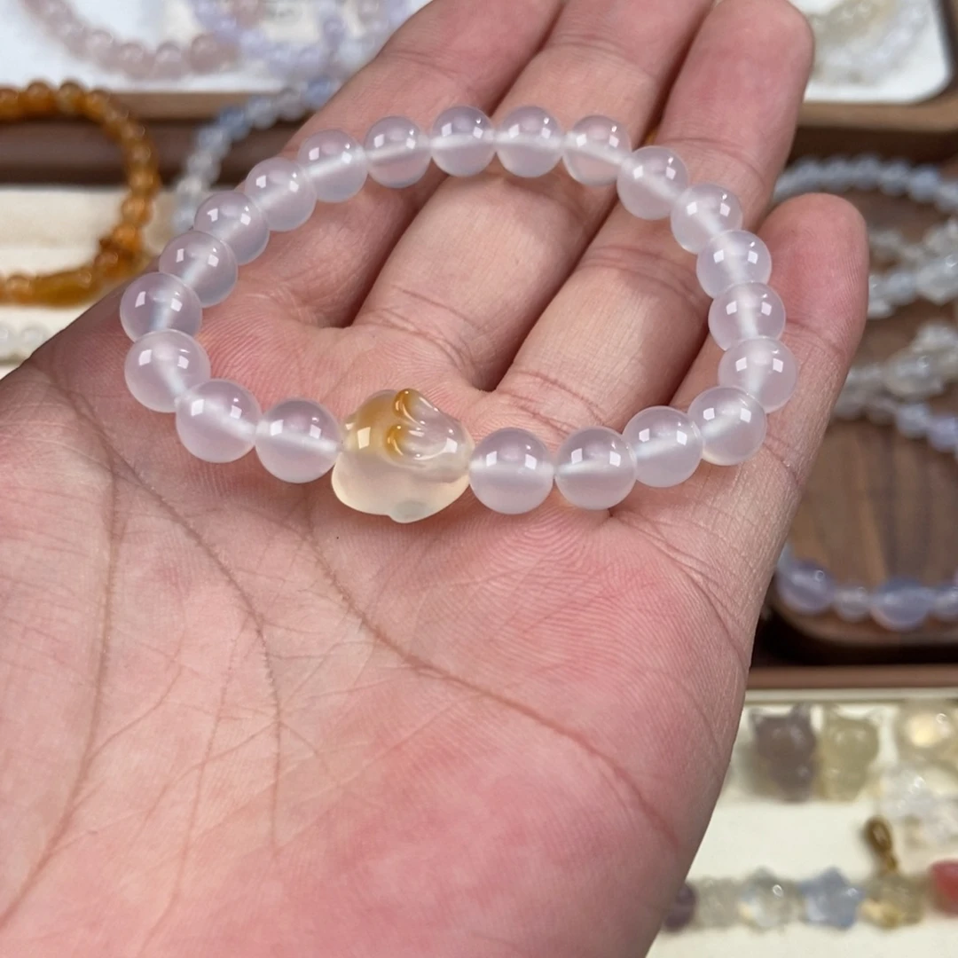 玛瑙/玉髓未镶嵌手链