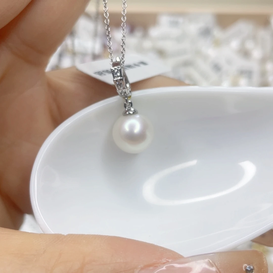 淡水珍珠未镶嵌吊坠(赠链)
