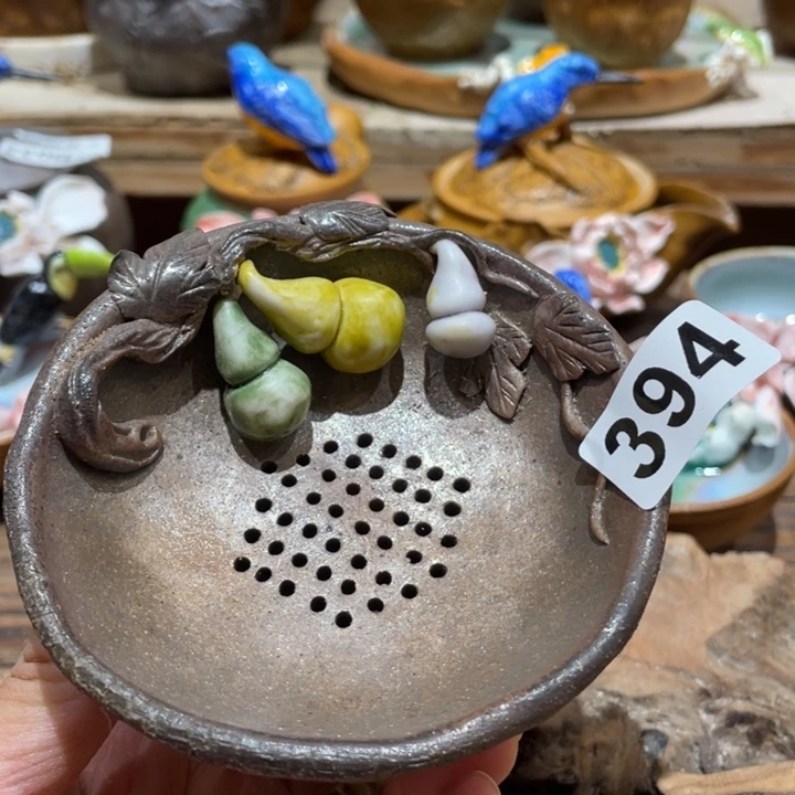 手工制作陶瓷茶具茶杯青蛙