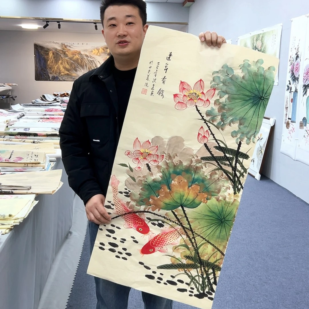 国画国画作品宣纸纯手绘