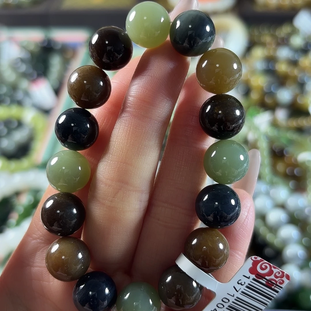 和田玉未镶嵌手链224