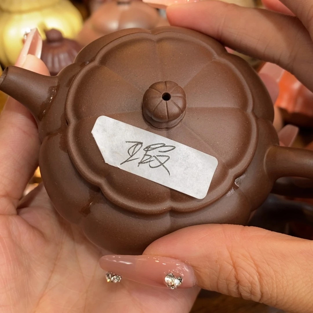 茶壶紫砂百**独原矿泥料手工壶直播间