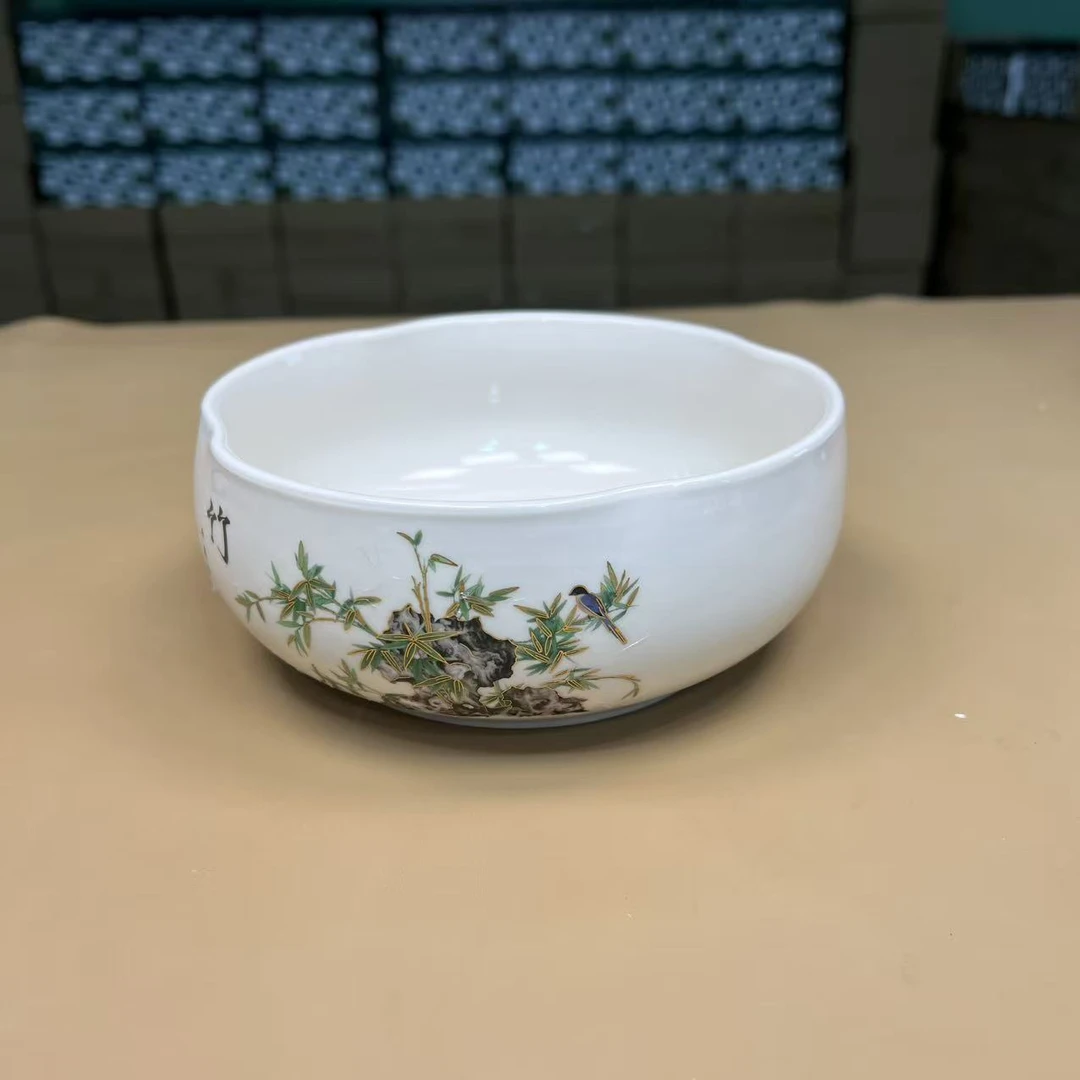竹-花瓣口茶洗@1217