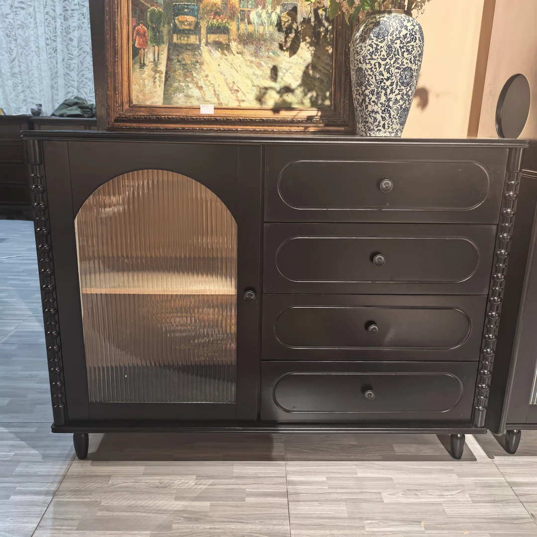 【罗密欧餐边柜】新款客厅收纳储物柜一体家用多功能餐边柜斗柜