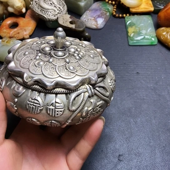 湮***梦紫金钵盂菩提吊坠