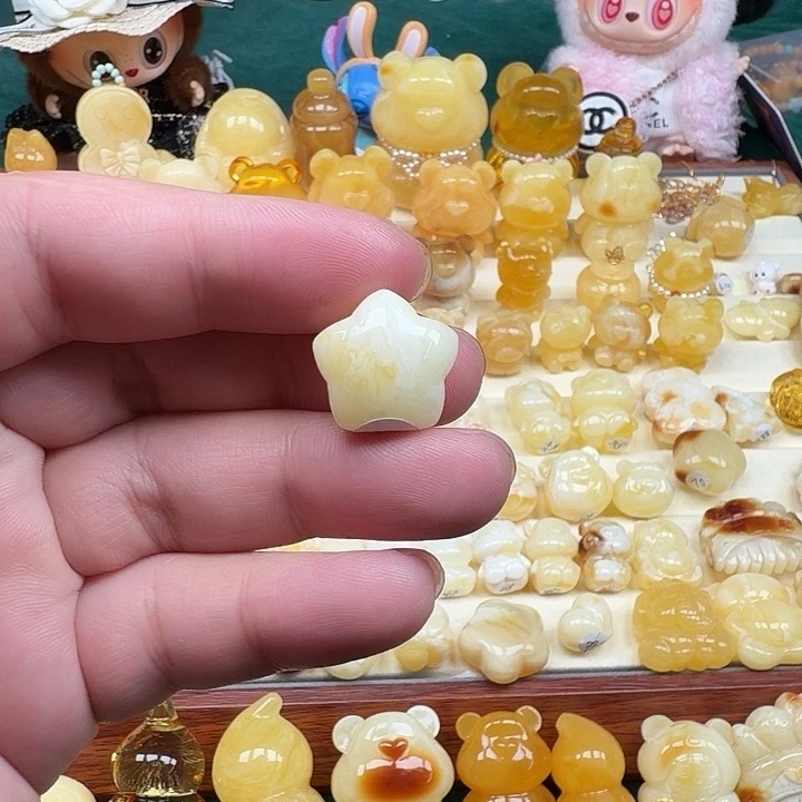 琥珀未镶嵌裸石蜜蜡