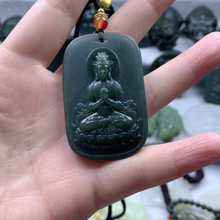 和田玉（青玉）项圈未镶嵌