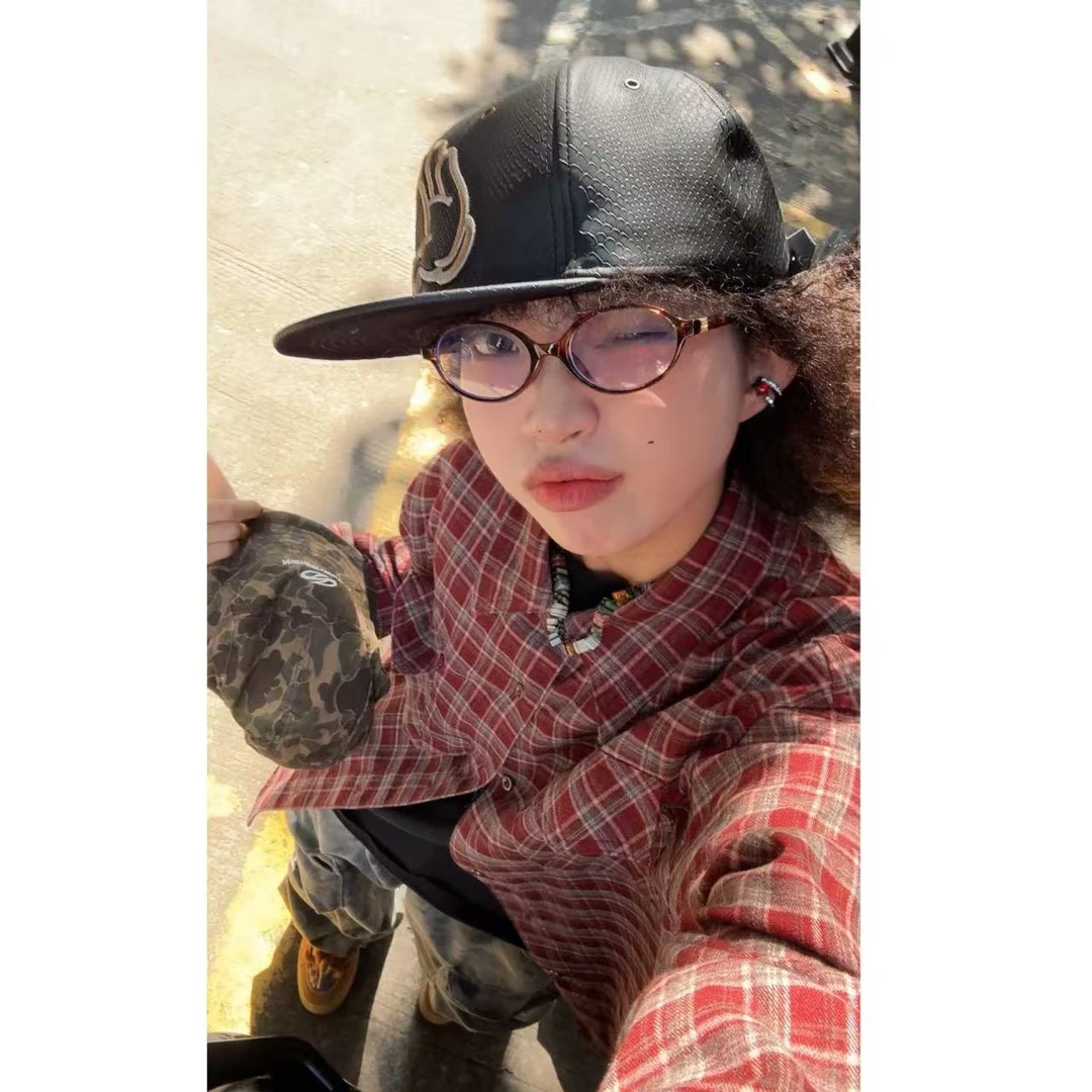 E%亿【嘻哈平檐帽集合】 美式 帽子经典复古小半高显脸小帽子韩版