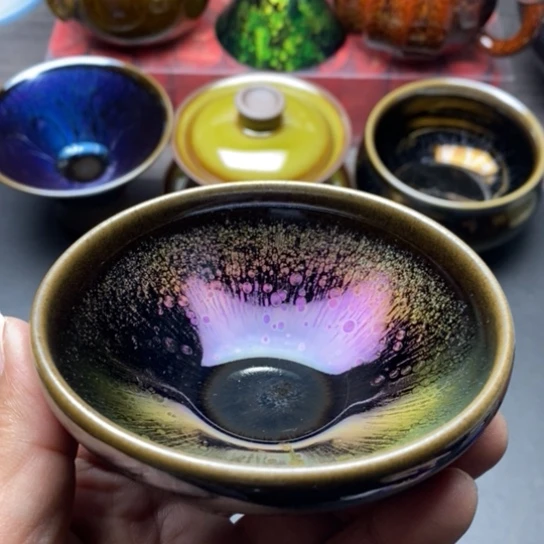 茶盏建盏主人杯茶壶盖碗品茗杯