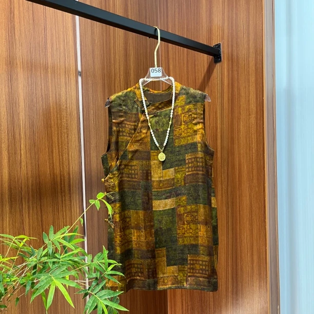 【岁岁年年】新中式国风气质高级显瘦显白中长款夏季衬衫上衣