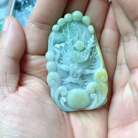 翡翠颈饰未镶嵌天然缅甸翡翠a货