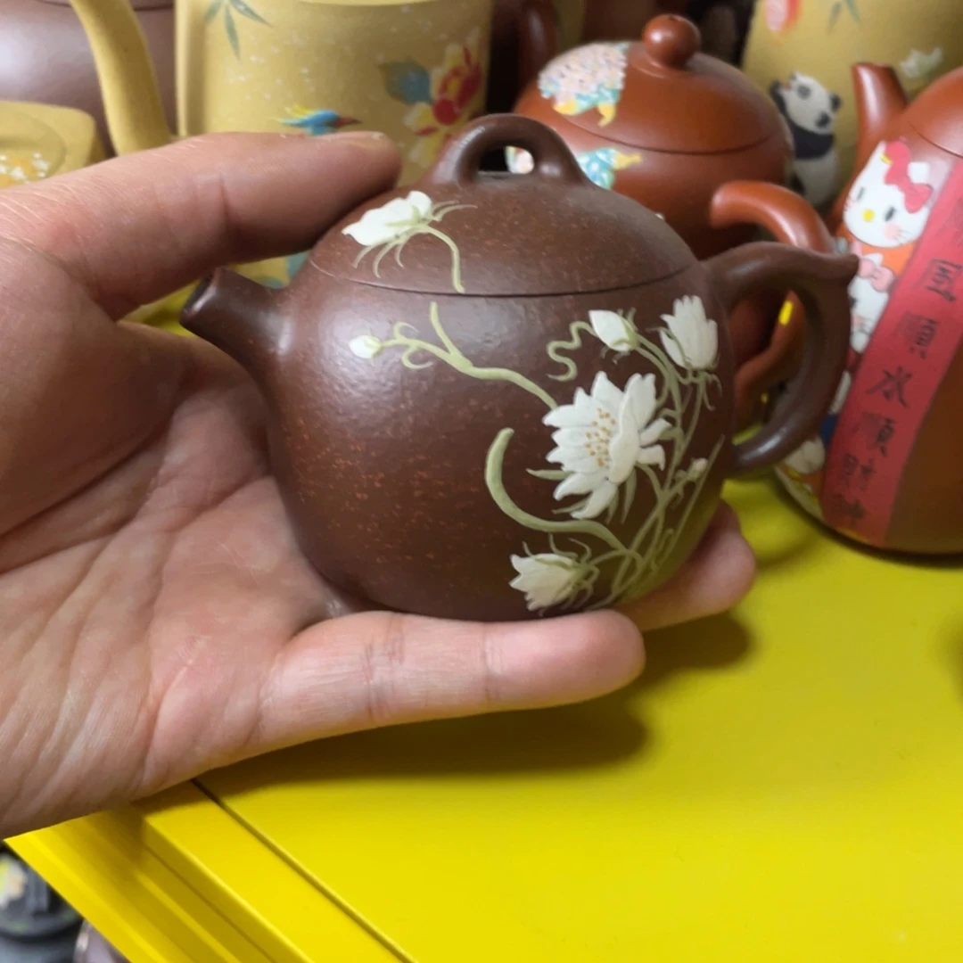 茶杯红泥紫砂主人杯150cc