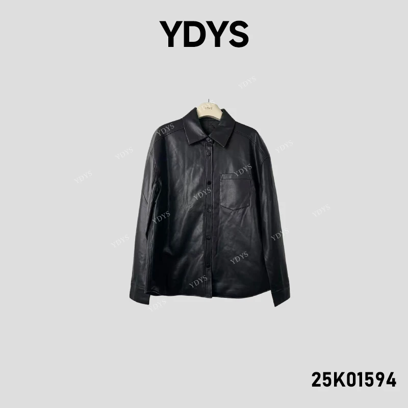 【YDYS】25K01594 2025新款时尚气质小众皮衣