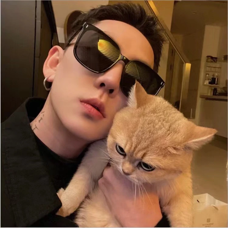 gm新款夏季遮阳眼镜男大脸显瘦时尚百搭高级感女款方框墨镜凹造型