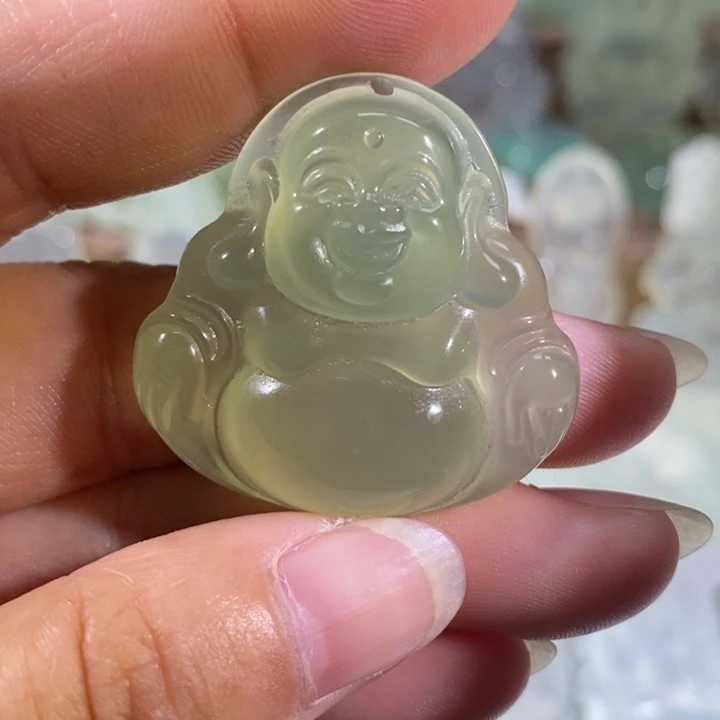 岫玉未镶嵌吊坠吊坠