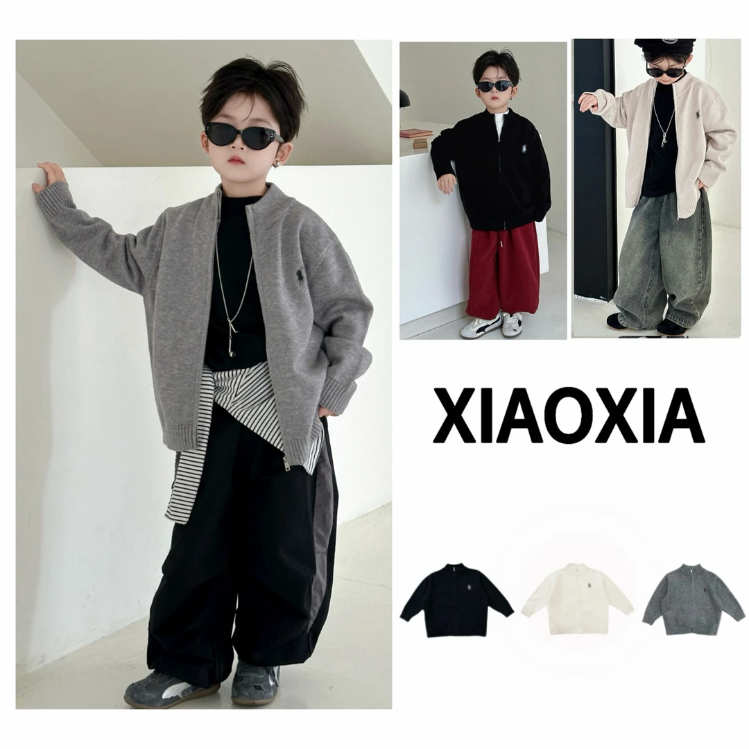 XXJ 2291【小马开衫】毛衣外套纯色针织衫韩风